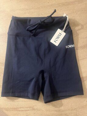 NWT FORM Drawstring Short Navy XS